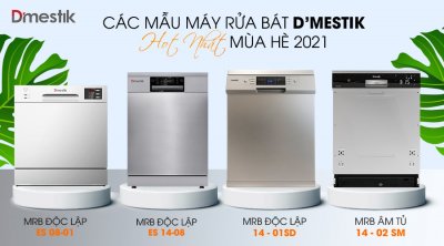 Các mẫu máy rửa bát Dmestik HOT nhất mùa hè 2021