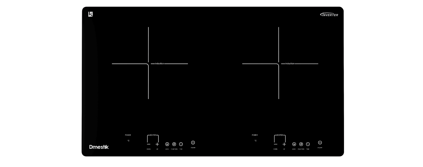 Bếp từ đôi Dmestik AM-D203 Dual Control