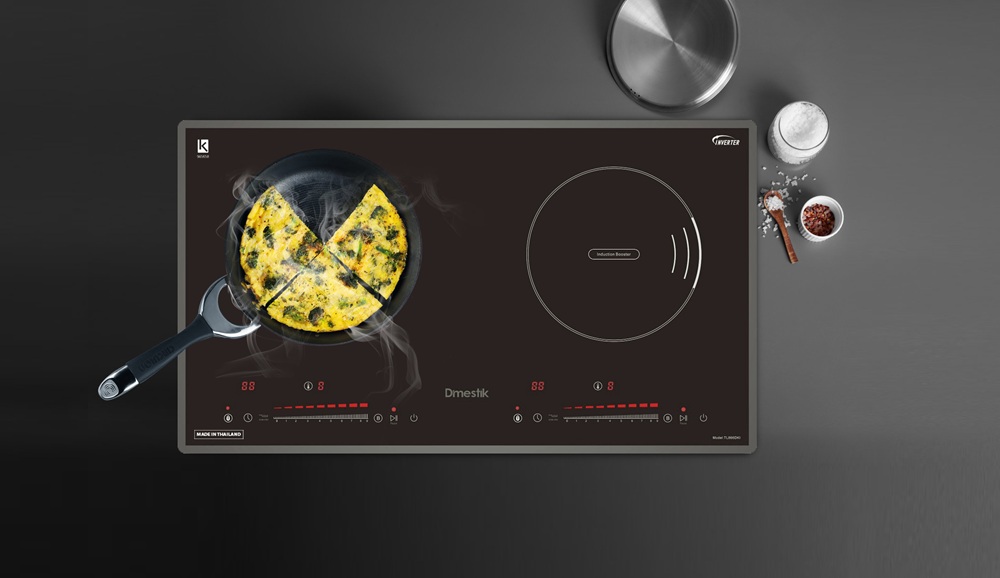 Bếp từ đôi Dmestik TL 858DKI Slider Control