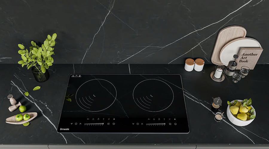 Bếp từ đôi Dmestik TL 232DMK Slider Touch