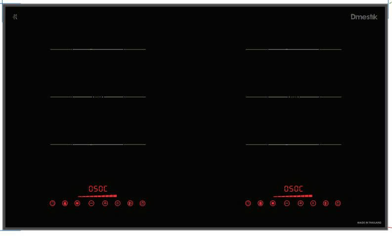 Bếp từ đôi công nghệ bàn phím ẩn Dmestik TL 2055DKI